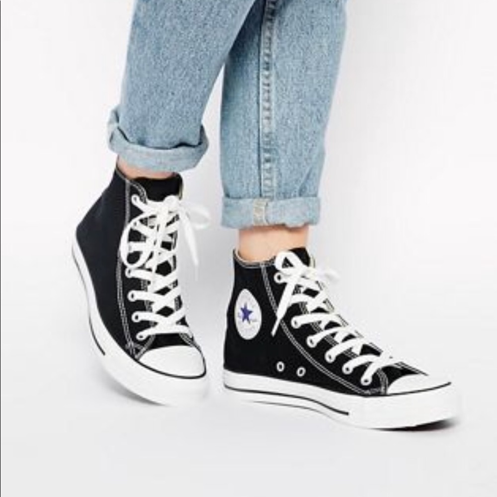 black converse